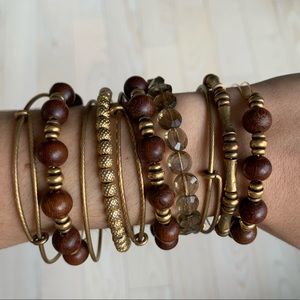 ALEX AND ANI Mixed Bangles Set!